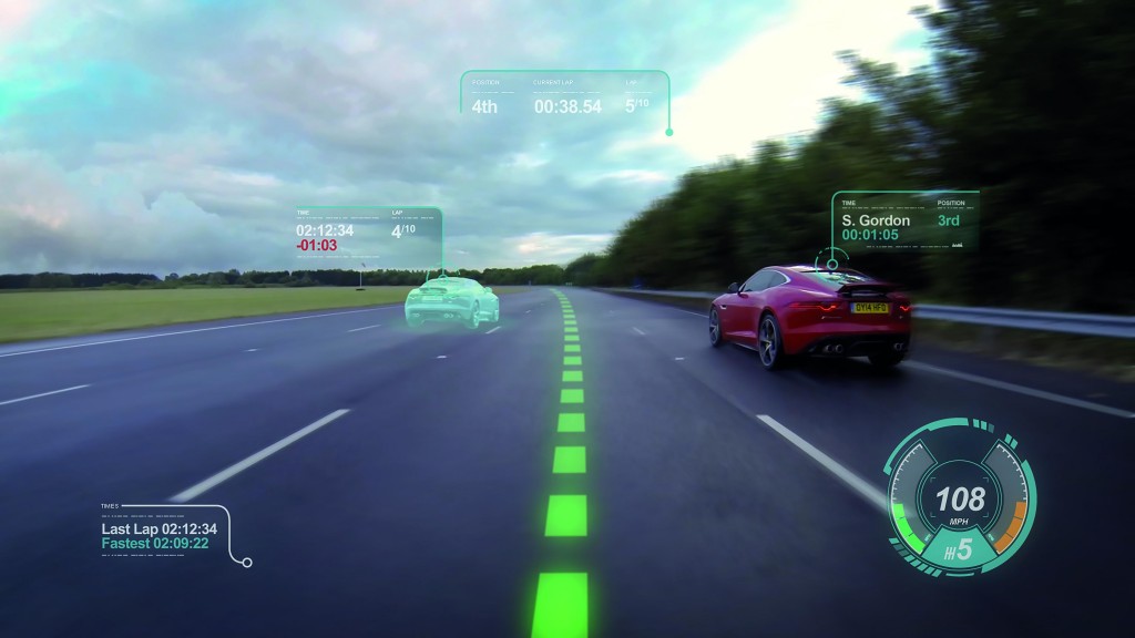 Jaguar Land Rover develops virtual windscreen to reduce driver distraction